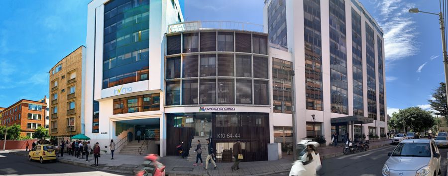 Panorámica de la cuadra sobre la Carrera 10